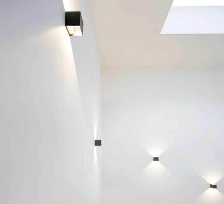 Applique murale, Box 1.0, noir brossé, QT14, H10cm, L10cm - Wever&Ducre