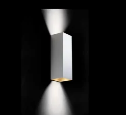 Applique murale, Box mini 2.0, aluminium brossé, L6,7cm, H20cm - Wever&Ducré