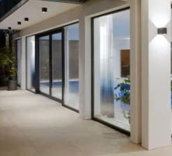 Applique murale, Box Wall outdoor 2.0, noir mat, IP65, LED, dim, 3000k, 440 lm, L10cm, H10cm - Wever&Ducré