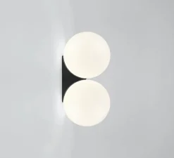 Applique murale, Brass Architectural DS150, noir, Ø15cm, H30,4cm - Anastassiades Studio