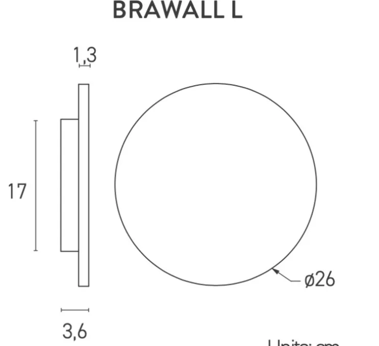 Applique murale, Brawall Flocky L, velours bleu pétrole, LED, 3000k, 1264 lm, Ø26cm, H1,3cm - Lumen Center Italia