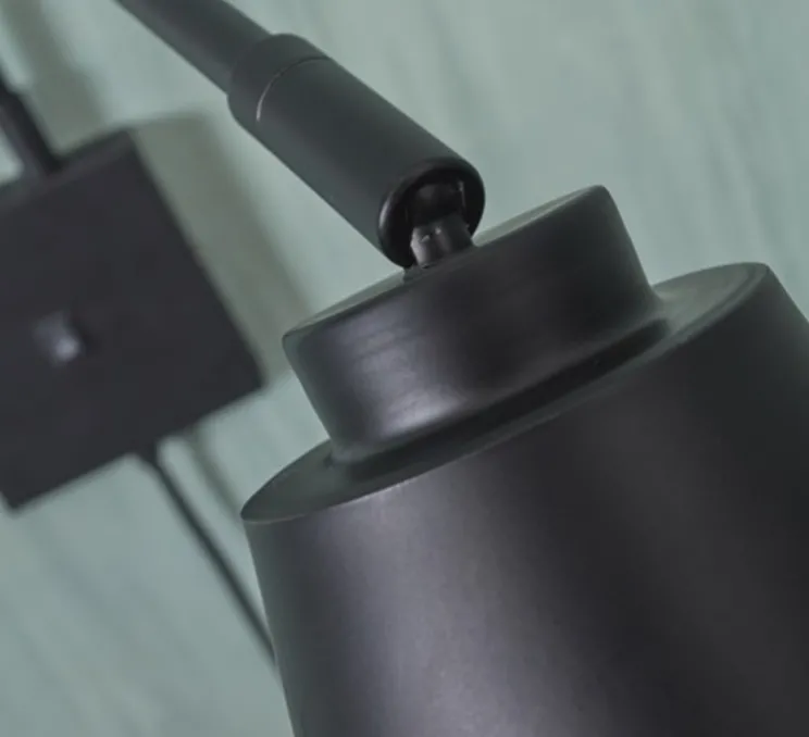 Applique murale, Bremen 2 bras, noir, L135cm, H49cm - It's about Romi