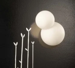 Applique murale, Bruco, blanc, IP40, H19cm, L13cm - Fontana Arte