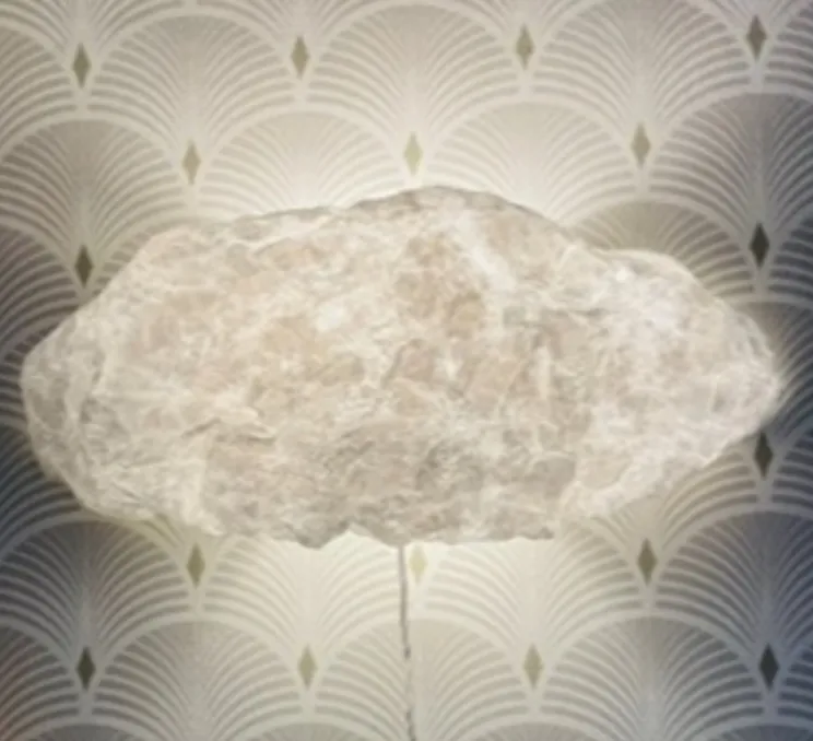 Applique murale, Brume, blanc, L60cm, H20cm - And Creation