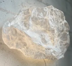 Applique murale, Brume, blanc, L60cm, H20cm - And Creation