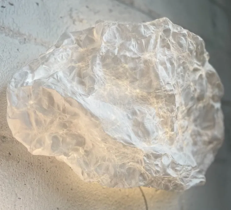 Applique murale, Brume, blanc, L60cm, H20cm - And Creation