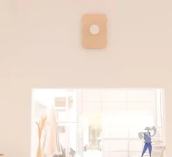 Applique murale, Bubble M, bois naturel, L37cm, H51cm - Little Anana