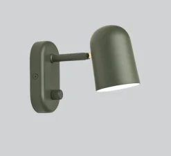 Applique murale, Buddy, vert foncé, L12cm, H17cm - Northern