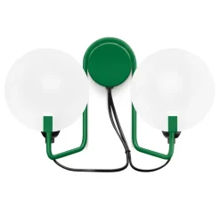 Applique murale, Bugia 2 light, vert, L24cm, H20cm - Stilnovo