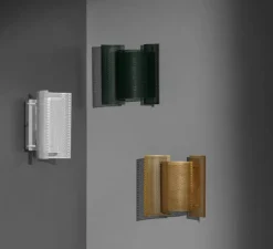 Applique murale, Butterfly Perforé, vert, L20cm, H21cm - Northern