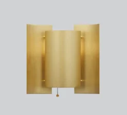 Applique murale, Butterfly, laiton, avec interrupteur, L20cm, H21cm - Northern