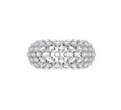 Applique murale, Caboche Plus Media, transparent, LED, 2700K, 1360lm, L50cm, H19,5cm - Foscarini