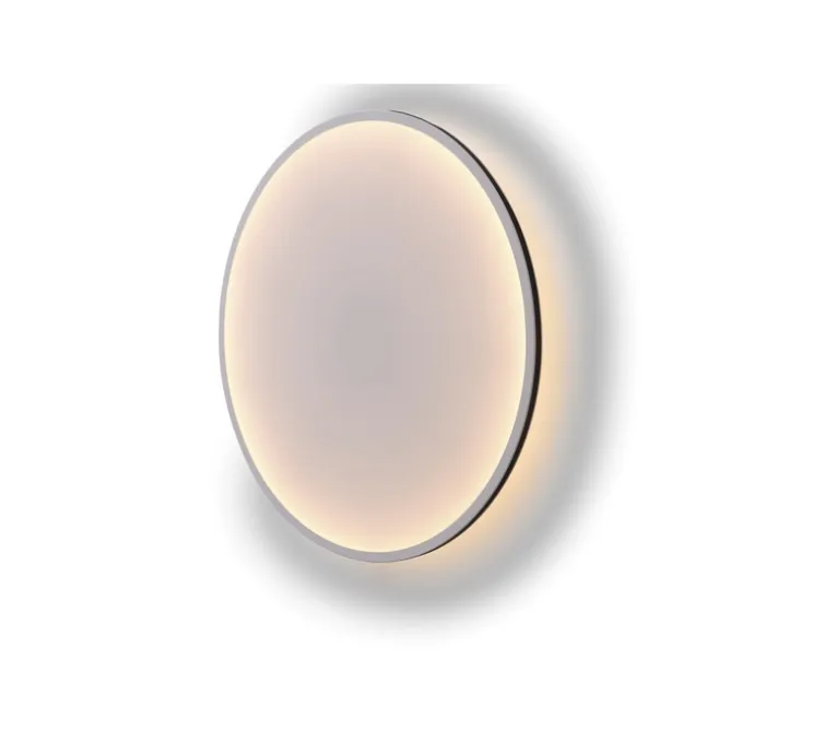 Applique murale, Calm, blanc et noir, LED, dim, 2200K, 1400 lm, Ø90cm, H7,25cm - Muuto