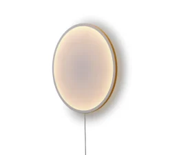 Applique murale, Calm, blanc et orange, LED, dim, 2200K, 1000 lm, Ø68cm, H7,25cm - Muuto