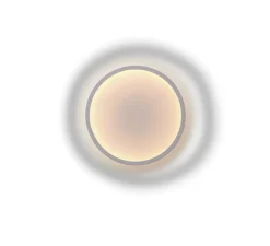 Applique murale, Calm, blanc et orange, LED, dim, 2200K, 710 lm, Ø50cm, H7,25cm - Muuto