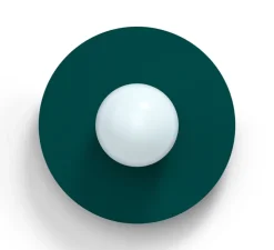 Applique murale, Candy Big circle 360 S, Vert paon, Ø37cm, P20cm - Swedish Ninja