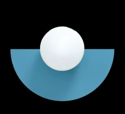 Applique murale, Candy Big Circle 180 S, Bleu scandinave, L37cm, H22cm - Swedish Ninja