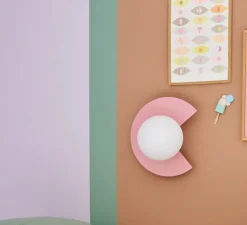 Applique murale, Candy Big Circle 270 S, Bubblegum rose, Ø37cm, H20cm - Swedish Ninja