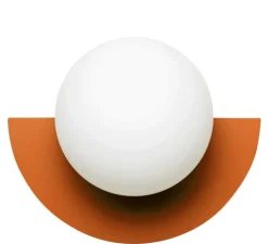 Applique murale, Candy big circle 180 L, orange, L37cm, H30cm - Swedish Ninja