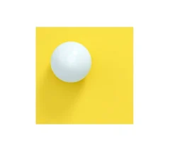 Applique murale, Candy Big square S, Jaune Soleil, L37cm, H37cm - Swedish Ninja