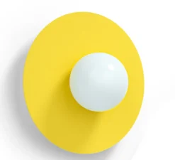 Applique murale, Candy Big circle 360 S, Jaune soleil, Ø37cm, P20cm - Swedish Ninja