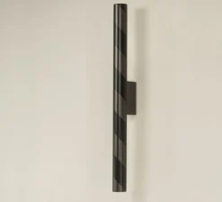 Applique murale, Candy, graphite satiné, LED, dim, 2700K, 840 lm, L5cm, H67cm - CVL