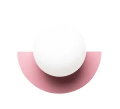 Applique murale, Candy little circle 180 S, rose, L28cm, H22cm - Swedish Ninja