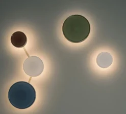 Applique murale, Caramel 22, opale, LED, dim, 2700K, 1146 lm, Ø22cm, H12cm - Marset