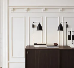 Applique murale, Caravaggio Read, noir, Ø35cm, H20,6cm - Fritz Hansen