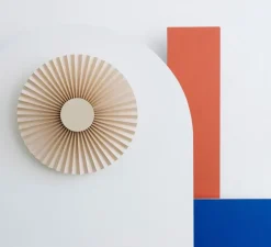 Applique murale, Carmen, sable doré, DIM, LED, 2700K, 746 lm, ⌀50cm, H50cm - Hartô