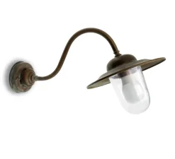 Applique murale, Casale 1365, Cuivre laiton vieilli, IP44, L41cm, H33cm - Moretti Luce