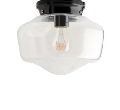 Applique murale, Chaella, avec glass.L.001, Noir, L25,5cm, H19cm - Zangra