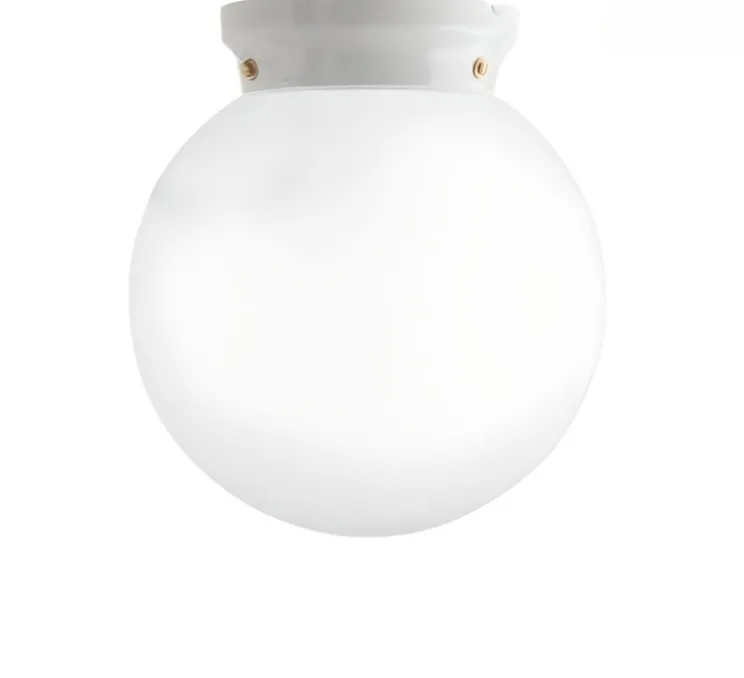 Applique murale, Chaella, avec glass.L.006.bis, blanc, verre opalin, L20cm, H18,5cm - Zangra