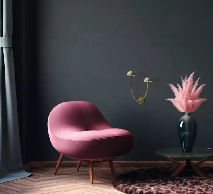 Applique murale, Champignon A, laiton, LED, 3000K, 420 lm, L56cm, H37cm - Luxcambra