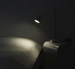 Applique murale, Chaplin Wall, blanc mat, H50cm, L42cm - Formagenda