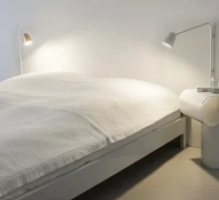 Applique murale, Chaplin Wall, blanc mat, H50cm, L42cm - Formagenda