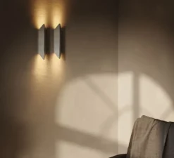 Applique murale, Chival Up/Down 292 2x, Noir chrome, LED, dim, 2700K, 713 lm, L7,1cm, H29,2cm - Modular