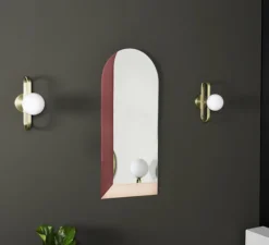 Applique murale, Cime, laiton, L20cm, H30cm - Eno Studio