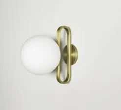 Applique murale, Cime, laiton, L20cm, H30cm - Eno Studio