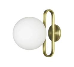 Applique murale, Cime, laiton, L20cm, H30cm - Eno Studio