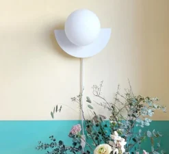 Applique murale, C.LAMP BIG, blanc, L37cm, H30cm - Swedish Ninja