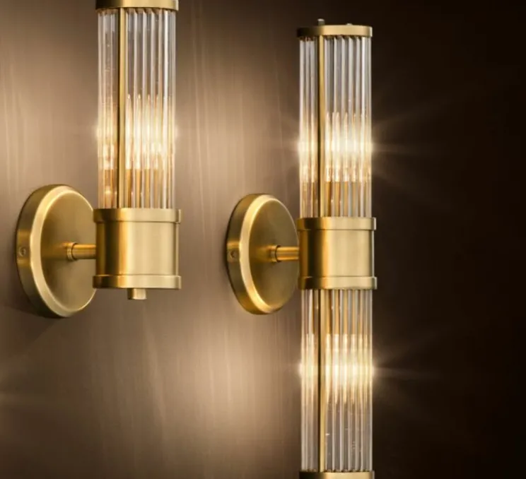 Applique murale, Claridges simple, laiton antique, L12cm, P13cm - Eichholtz