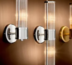 Applique murale, Claridges simple, nickel, L12cm, P13cm - Eichholtz