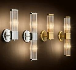 Applique murale, Claridges simple, nickel, L12cm, P13cm - Eichholtz