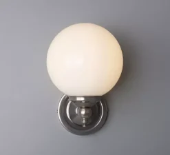 Applique murale, Cloghan, argent antique, L14cm, H20cm - Mullan Lighting