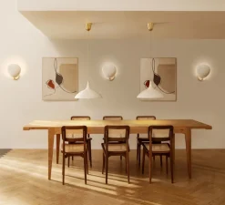 Applique murale, Cobra, blanc mat, H33,3cm, L28,9cm - Gubi