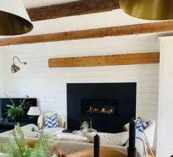 Applique murale, col de cygne Novo, laiton antique, IP23, L24cm, H47cm - Mullan Lighting