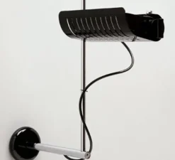 Applique murale, Colombo, noir, H40cm - Oluce