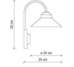 Applique murale, Colors C1630, crème, L20cm, H28cm - Ferroluce
