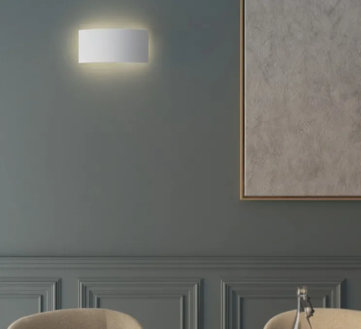 Applique murale, Comino 320, plâtre, brut à peindre, L32cm, H15cm - Astro